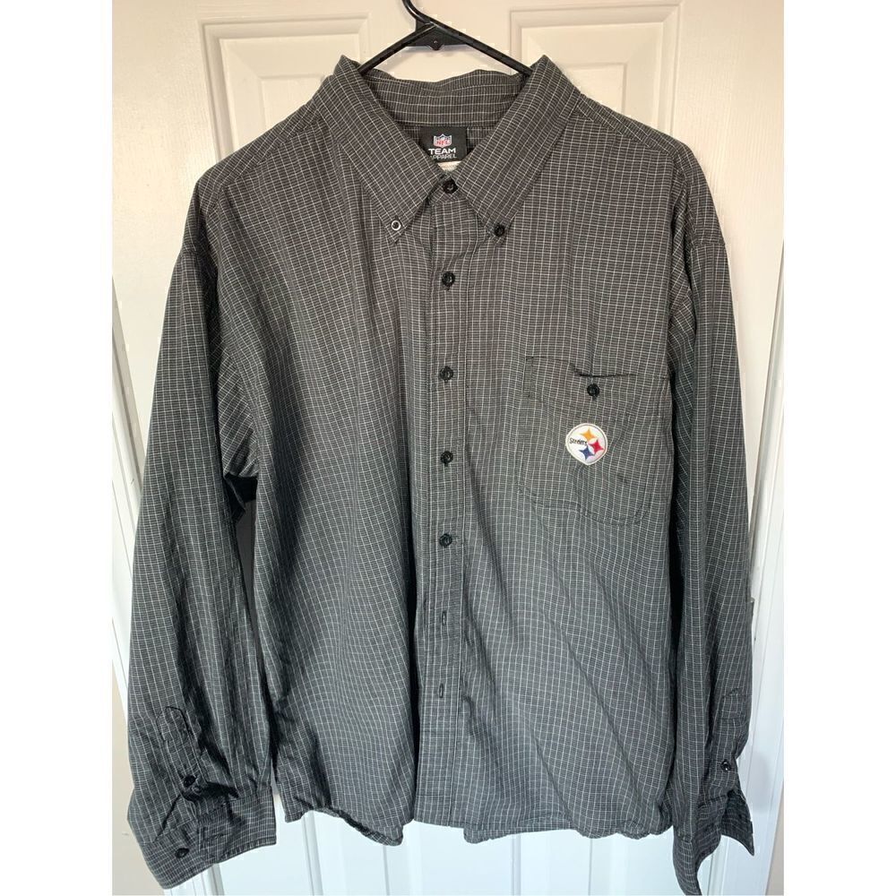 NFL Steelers button up shirt size XL